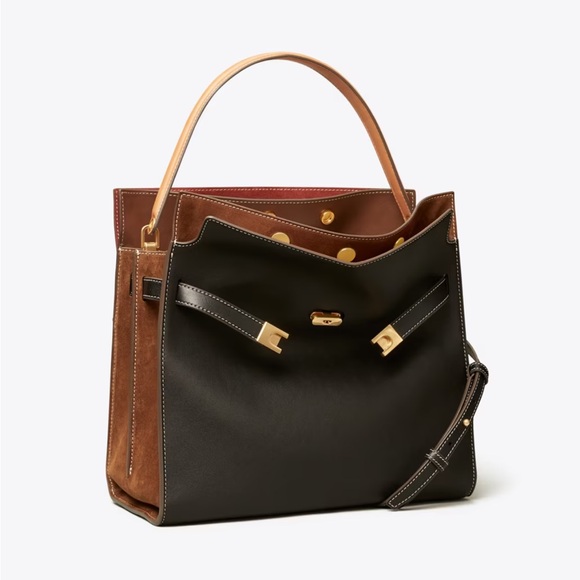 LEE RADZIWILL DOUBLE BAG BLACK - Picture 9 of 12